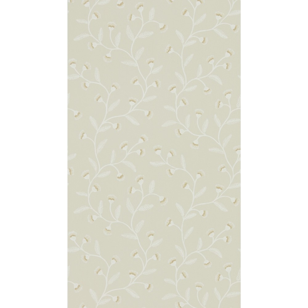 Everly Floral Wallpaper 216377 by Sanderson in Flint Beige